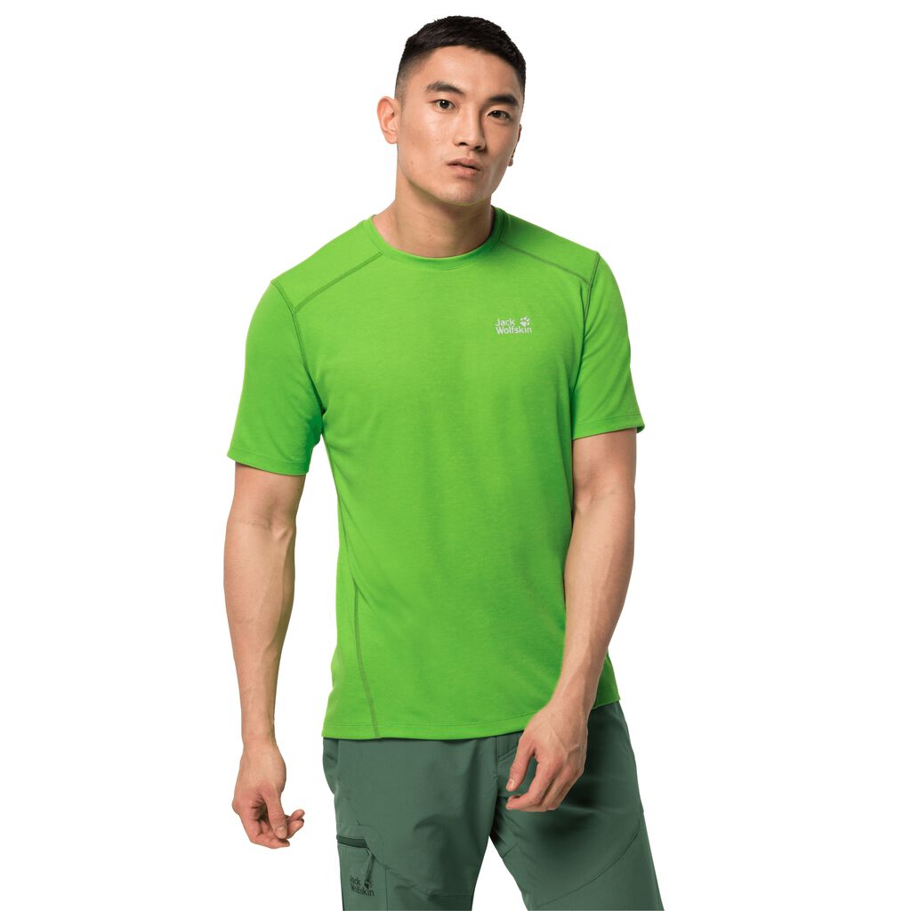 Jack Wolfskin SKY RANGE Haut Homme Vert - MDWEBQT-81